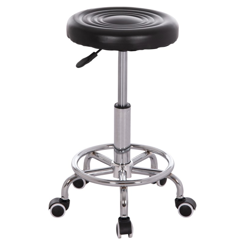 ΣΚΑΜΠΟ ΠΕΡΙΣΤΡΕΦΟΜΕΝΟ ΣΧΕΔΙΑΣΤΗΡΙΟΥ IRIS HM212.21 ΜΑΥΡΟ PU HOMEMARKT Φ32x45-60Υεκ.