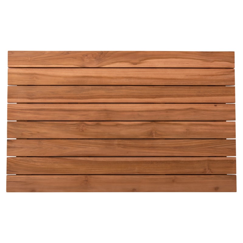 ΕΠΙΦΑΝΕΙΑ ΤΡΑΠΕΖΙΟΥ ΞΥΛΟ TEAK-ΦΥΣΙΚΟ ΤΕΤΡΑΓΩΝΗ HM6139 ΜΑΣΙΦ 80x80x4(πάχος)εκ.