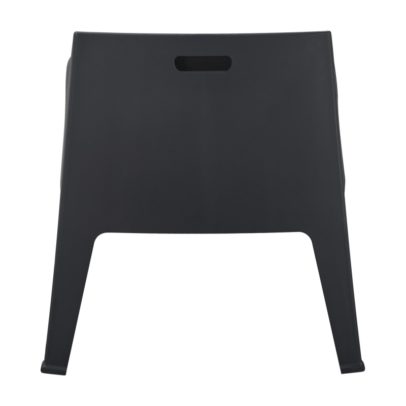 ΠΟΛΥΘΡΟΝΑ ΠΟΛΥΠΡΟΠΥΛΕΝΙΟΥ LOUNGE SLEEK HM6365.02 ΜΑΥΡΟ 62x68x73Υεκ.