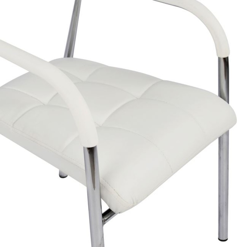 ΚΑΡΕΚΛΑ OBERON ΓΡΑΦΕΙΟΥ HM1018.02 ΑΣΠΡΟ PU 51x52x88Yεκ.