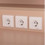 ΓΡΑΦΕΙΟ ΥΠΟΔΟΧΗΣ DALTON HM2068.02 ΜΕΛΑΜΙΝΗ ΣΕ SONAMA-ΜΠΕΖ 240x80x106Υεκ.