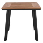 ΤΡΑΠΕΖΙ ΑΛΟΥΜΙΝΙΟΥ TABER ΑΝΘΡΑΚΙ ΜΕ ΕΠΙΦΑΝΕΙΑ POLYWOOD HM5563.02 80x80x73Υεκ.