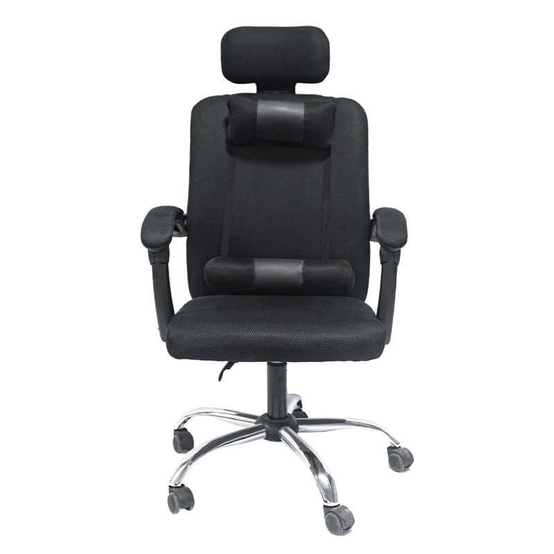 ΚΑΡΕΚΛΑ ΓΡΑΦΕΙΟΥ CRONER HM1196.01 ΜΑΥΡΟ MESH-ΜΕΤΑΛ.ΒΑΣΗ 58x99x120Υεκ.