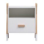 ΚΟΜΟΔΙΝΟ ΠΑΙΔΙΚΟ PASCHAL HM2488.03 ΛΕΥΚΗ ΜΕΛΑΜΙΝΗ-ΠΕΥΚΟ ΣΕ ΦΥΣΙΚΟ 46x30x55Υεκ.