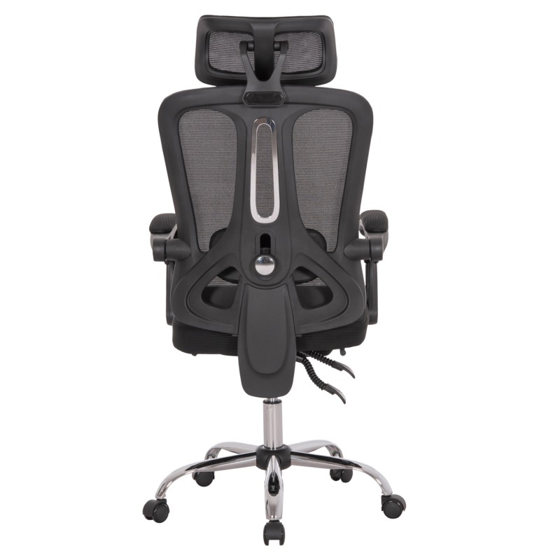 ΚΑΡΕΚΛΑ ΓΡΑΦΕΙΟΥ BARNET HM18258.01 ΜΑΥΡΟ MESH-ΜΑΥΡΟΣ ΣΚΕΛΕΤΟΣ NYLON 61x62x123Υ