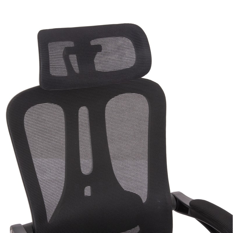 ΚΑΡΕΚΛΑ ΓΡΑΦΕΙΟΥ BARNET HM18258.01 ΜΑΥΡΟ MESH-ΜΑΥΡΟΣ ΣΚΕΛΕΤΟΣ NYLON 61x62x123Υ