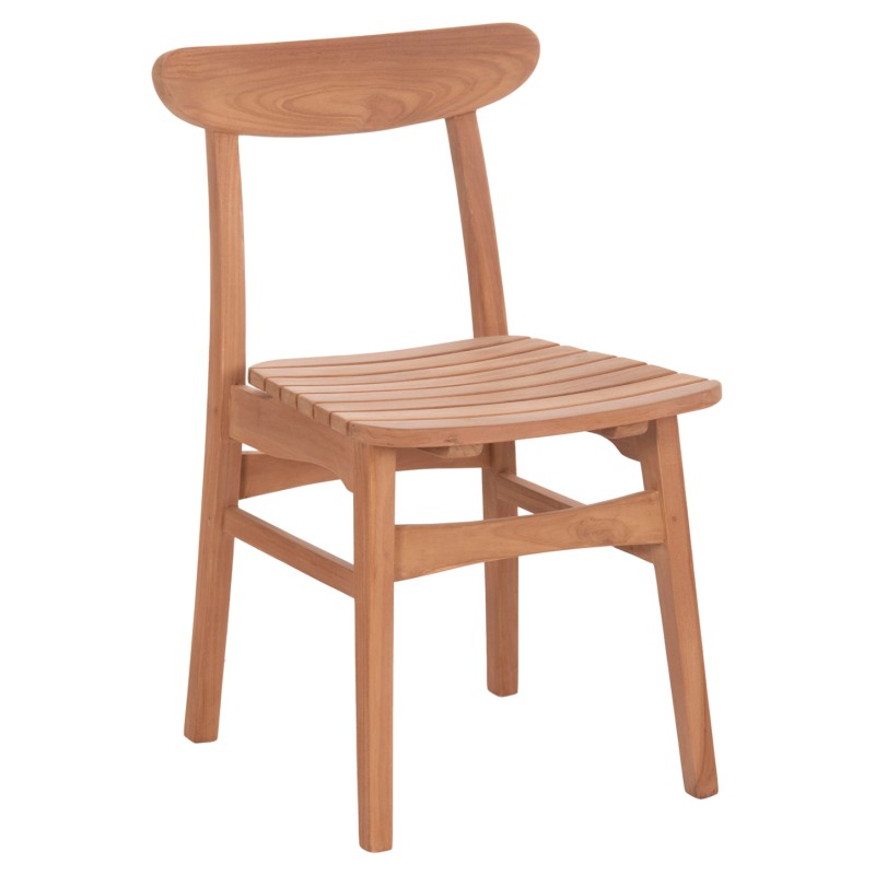 ΚΑΡΕΚΛΑ ΤΡΑΠΕΖΑΡΙΑΣ ΕΞ.ΧΩΡΟΥ ROBBIE HM18115 ΞΥΛΟ TEAK--ΦΥΣΙΚΟ 48x51x82Υεκ.