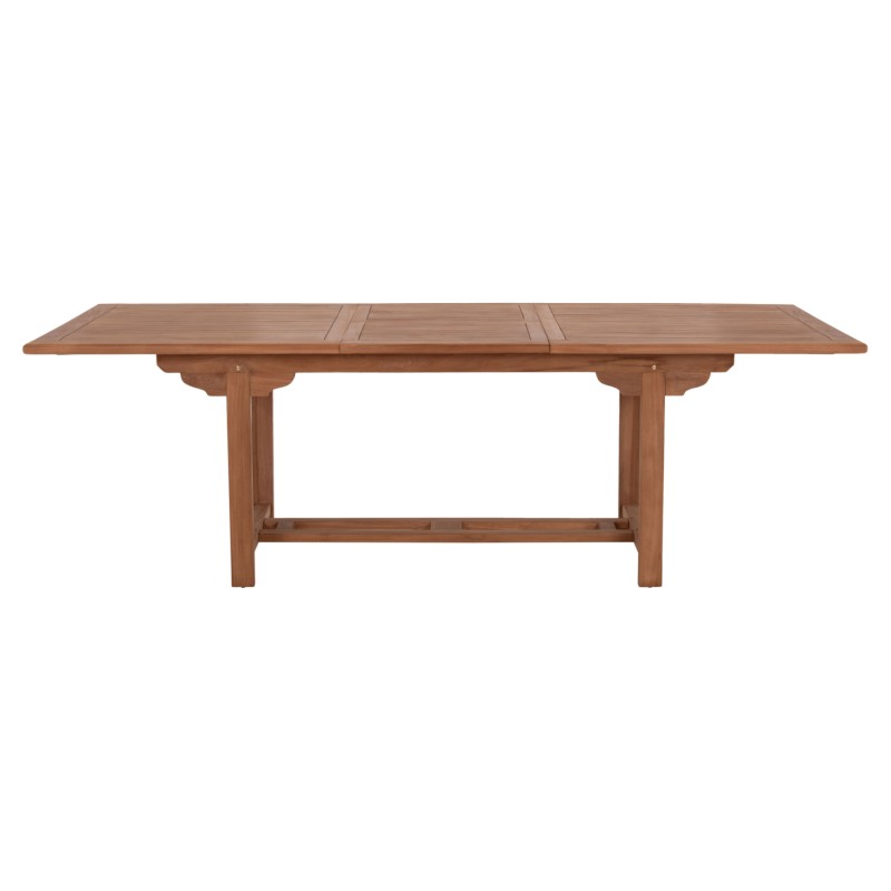 TΡΑΠΕΖΙ ΤΡΑΠΕΖΑΡΙΑΣ ΑΝΟΙΓΟΜΕΝΟ CRANDER HM6376 ΞΥΛΟ TEAK ΣΕ ΦΥΣΙΚΟ 180-240x100x76Υεκ