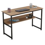 ΓΡΑΦΕΙΟ HM2131.02 ΜΕΛΑΜΙΝΗ ΣΕ ΚΑΡΥΔΙ ΜΕ ΜΑΥΡΟ ΜΕΤΑΛΛΙΚΟ ΣΚΕΛΕΤΟ 120X50X75Υεκ.