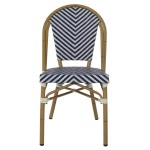 ΚΑΡΕΚΛΑ BAMBOO LOOK ΜΠΛΕ-ΛΕΥΚΟ HM5860.02 46x56x88Y εκ.