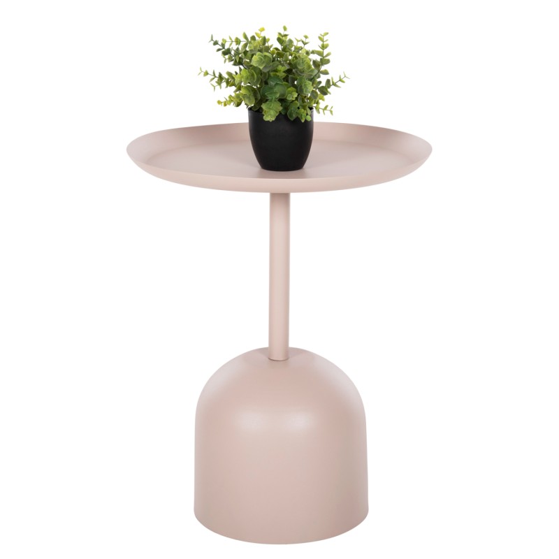 ΤΡΑΠΕΖΙ ΒΟΗΘΗΤΙΚΟ ΣΤΡΟΓΓΥΛΟ DELBEL HM4265.10 ΜΕΤΑΛΛΟ ΣΕ ΕΚΡΟΥ Φ45,5x58,5 εκ.