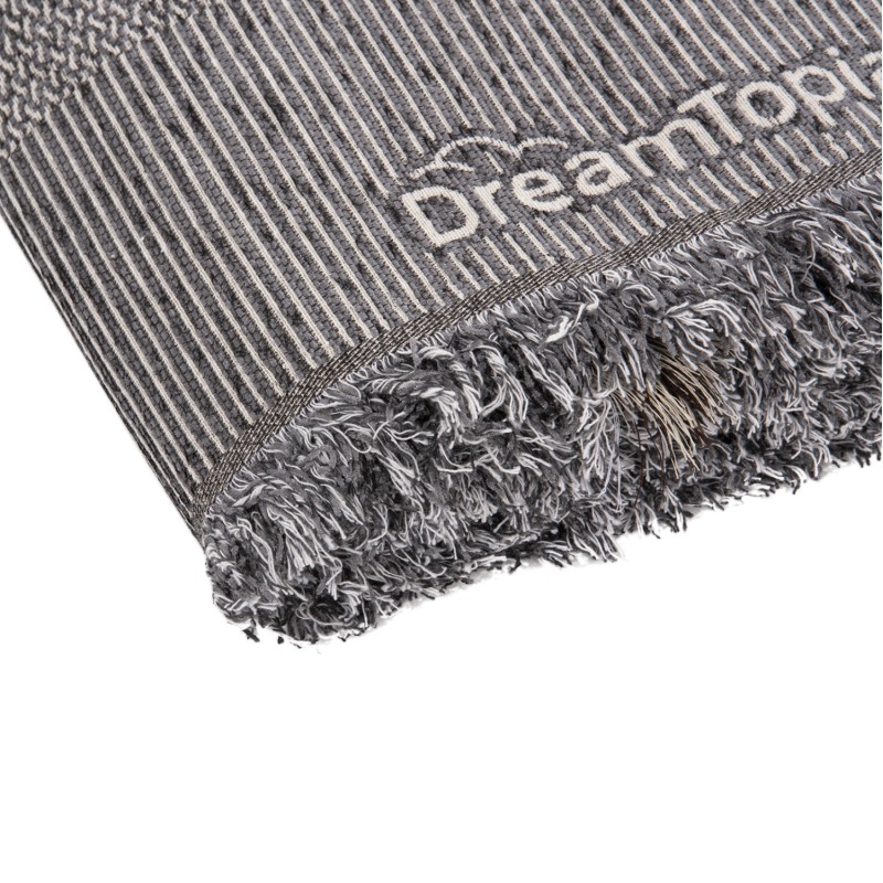 ΡΙΧΤΑΡΙ ME ΚΡΟΣΙΑ DREAMTOPIA HM12162.06 ΣΕ ΓΚΡΙ ΧΡΩΜΑ 245X170εκ.