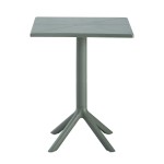 ΤΡΑΠΕΖΙ ΠΟΛΥΠΡΟΠΥΛΕΝΙΟΥ ΤΕΤΡΑΓΩΝΟ TERRIN HM6125.15 DARK OLIVE 60,5x60,5x76,5Υεκ.