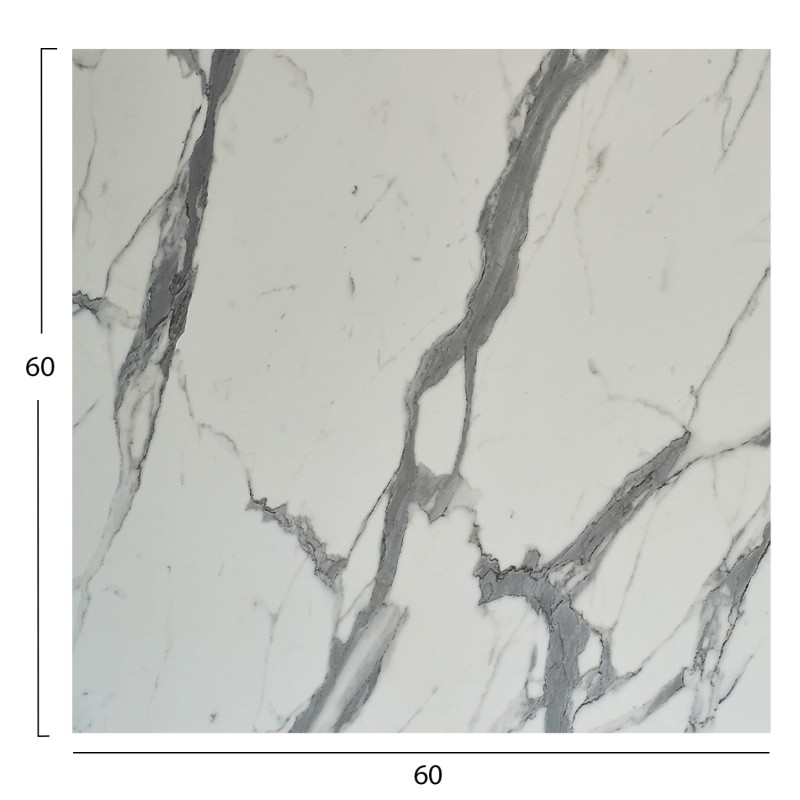 ΕΠΙΦΑΝΕΙΑ ΤΡΑΠΕΖΙΟΥ HPL ΤΕΤΡΑΓΩΝΗ HM5837.31 WHITE MARBLE 60x60εκ.