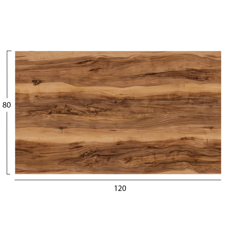 ΕΠΙΦΑΝΕΙΑ ΤΡΑΠΕΖΙΟΥ HPL ΟΡΘΟΓΩΝΙΑ HM5840.30 INDIAN SHEESHAM 120x80εκ.