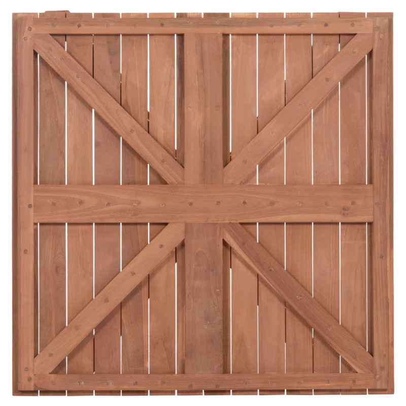 ΕΠΙΦΑΝΕΙΑ ΤΡΑΠΕΖΙΟΥ ΤΕΤΡΑΓΩΝΗ HM18136 ΞΥΛΟ TEAK--ΦΥΣΙΚΟ 70x70x4(πάχος)εκ.