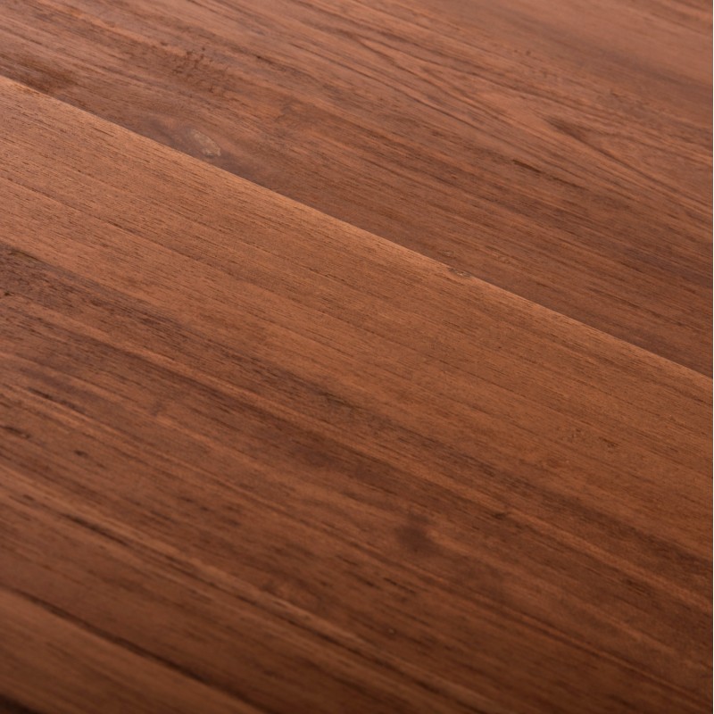 ΤΡΑΠΕΖΙ ΣΑΛΟΝΙΟΥ ΣΤΡΟΓΓΥΛΟ FRANTZ HM9523.11 ΜΑΣΙΦ MINDI ΞΥΛΟ-ΦΥΣΙΚΟ Φ100X45Υεκ.