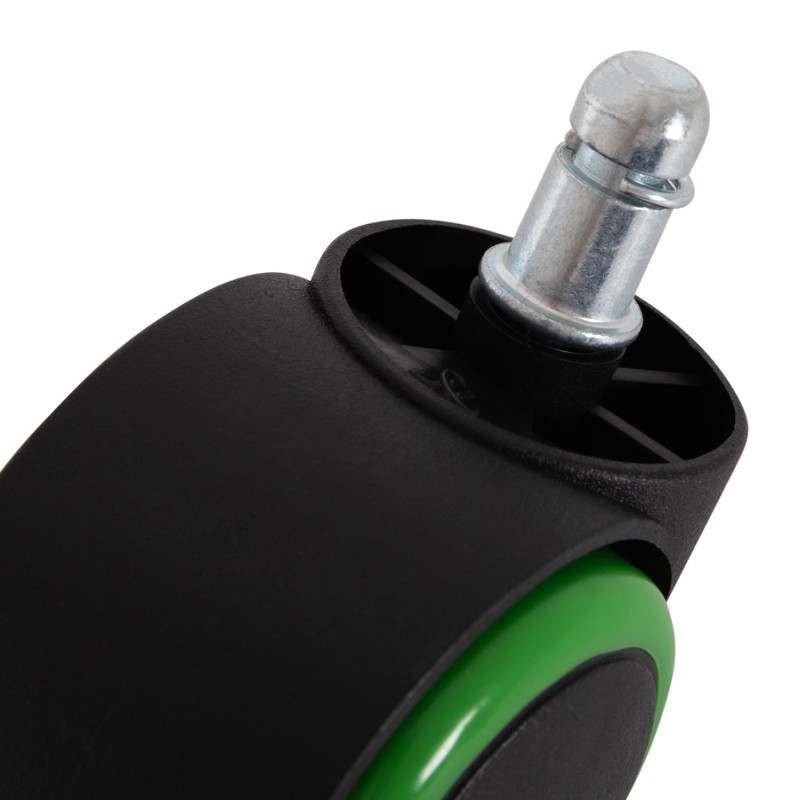 ΑΝΤΑΛΛΑΚΤΙΚΑ ΡΟΔΑΚΙΑ ΣΕΤ 5ΤΜΧ ΓΙΑ ΚΑΡΕΚΛΕΣ ΓΡΑΦΕΙΟΥ HM1203.03--ΜΑΥΡO-ΠΡΑΣΙΝΟ