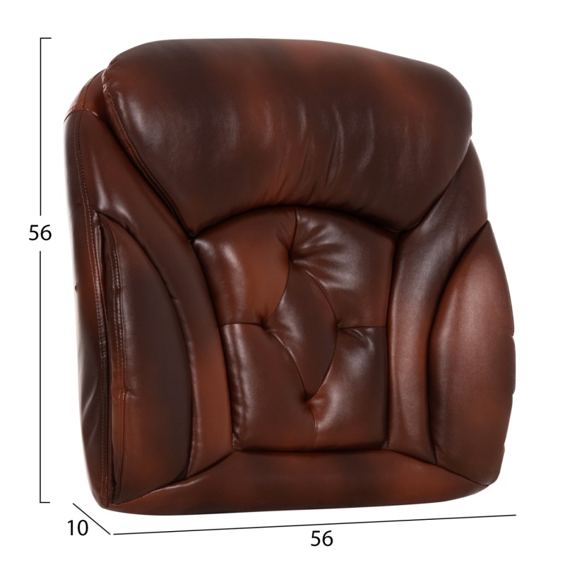 ΑΝΤΑΛΛΑΚΤΙΚO ΚΑΘΙΣΜΑ ΓΙΑ ΚΑΡΕΚΛΑ ΓΡΑΦΕΙΟΥ HM1099.09 ΚΑΦΕ PU 56x10x56εκ.