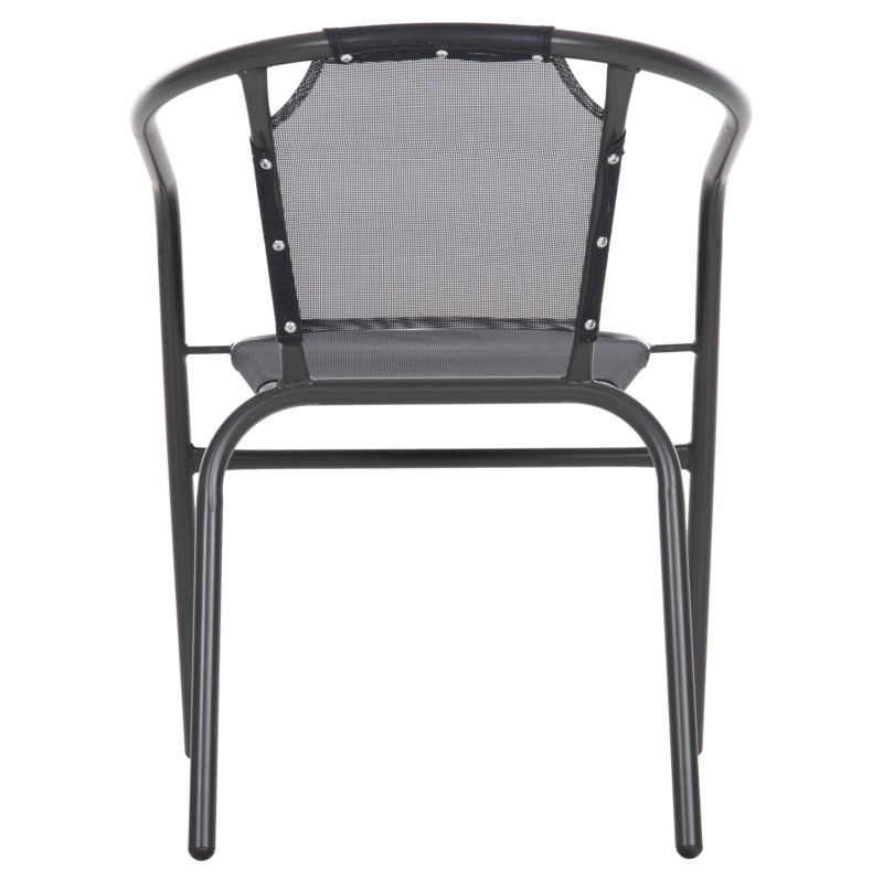 ΠΟΛΥΘΡΟΝΑ ΕΞ.ΧΩΡΟΥ LEDAN HM5977.01 ΜΕΤΑΛΛO & TEXTILENE ΓΚΡI 55x58x72Υεκ.