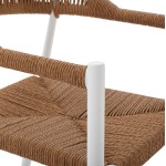 ΣΚΑΜΠΟ BAR ΑΛΟΥΜΙΝΙΟΥ GREGG HM5788.11 ΛΕΥΚΟ-ΜΠΕΖ ΤΗΣ ΑΜΜΟΥ ΣΥΝΘ.RATTAN 55x57x106Υεκ.