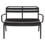 ΠΑΓΚΑΚΙ ΠΟΛΥΠΡΟΠΥΛΕΝΙΟΥ 2ΘΕΣΙΟ KORVER HM6332.02 ΜΑΥΡΟ 113x65x76Υεκ.