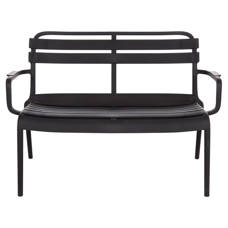 ΠΑΓΚΑΚΙ ΠΟΛΥΠΡΟΠΥΛΕΝΙΟΥ 2ΘΕΣΙΟ KORVER HM6332.02 ΜΑΥΡΟ 113x65x76Υεκ.