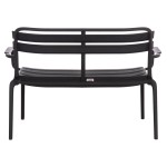 ΠΑΓΚΑΚΙ ΠΟΛΥΠΡΟΠΥΛΕΝΙΟΥ 2ΘΕΣΙΟ KORVER HM6332.02 ΜΑΥΡΟ 113x65x76Υεκ.