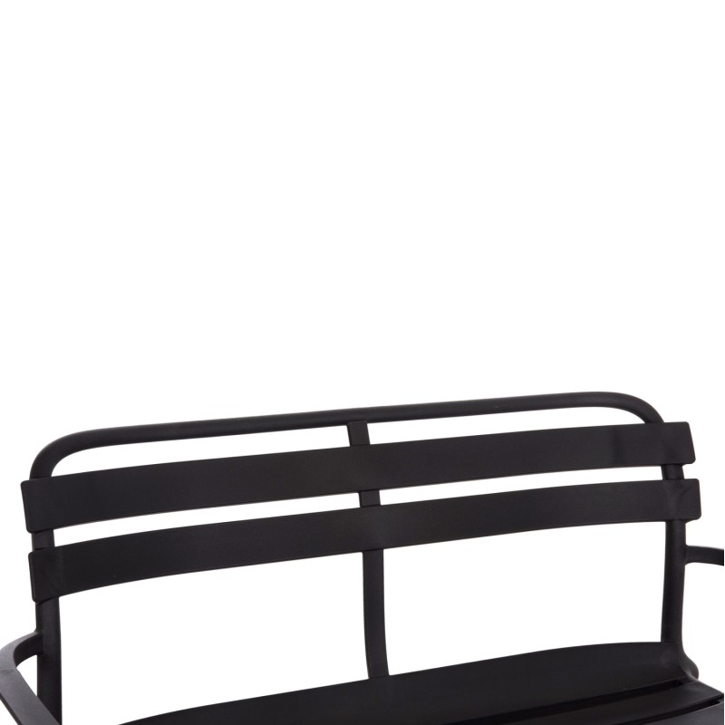 ΠΑΓΚΑΚΙ ΠΟΛΥΠΡΟΠΥΛΕΝΙΟΥ 2ΘΕΣΙΟ KORVER HM6332.02 ΜΑΥΡΟ 113x65x76Υεκ.