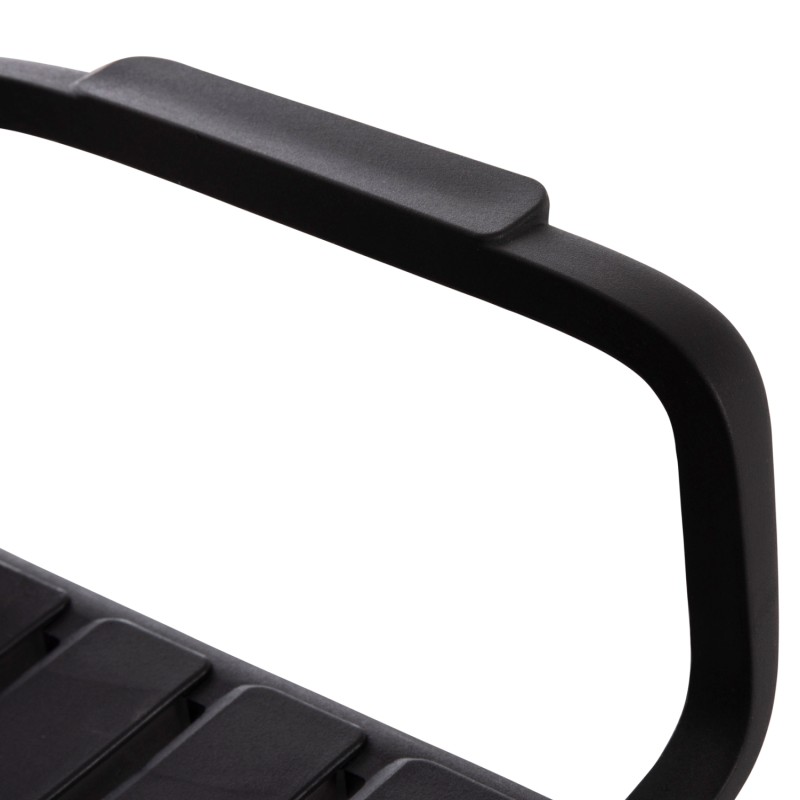 ΠΑΓΚΑΚΙ ΠΟΛΥΠΡΟΠΥΛΕΝΙΟΥ 2ΘΕΣΙΟ KORVER HM6332.02 ΜΑΥΡΟ 113x65x76Υεκ.