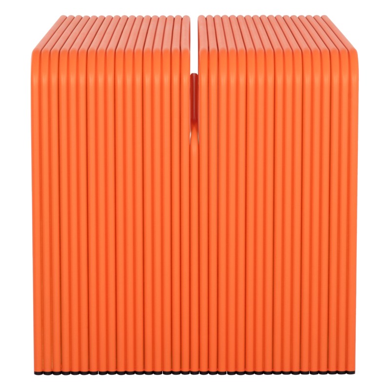 ΤΡΑΠΕΖΙ ΤΡΑΠΕΖΑΡΙΑΣ ΣΕΙΡΑ INTREPID HM6330.09 ΑΛΟΥΜΙΝΙΟ ΠΟΡΤΟΚΑΛΙ 121x70x70Υεκ.