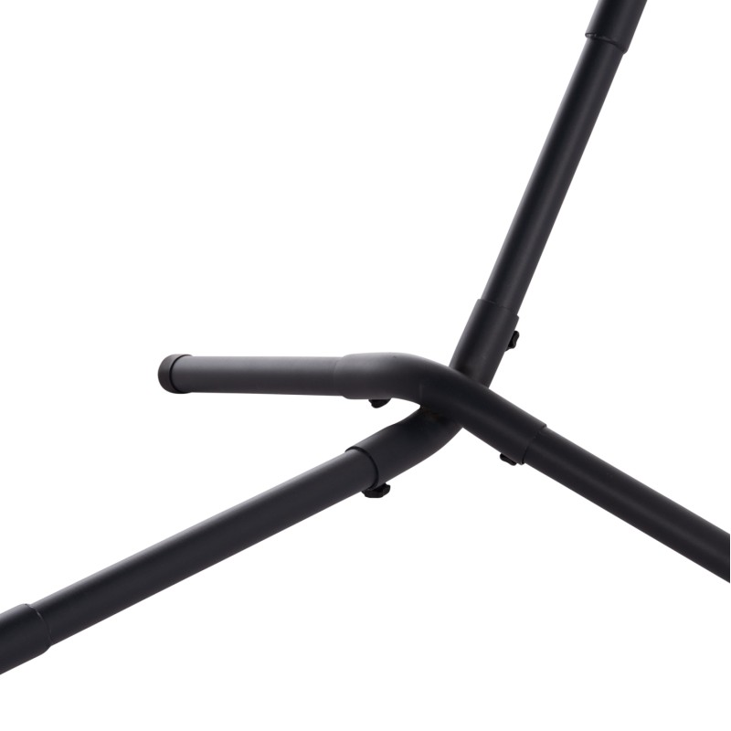 ΑΙΩΡΑ CRAVE HM6304.02 ΑΝΘΡΑΚΙ ΜΕΤΑΛΛΙΚΟΣ ΣΚΕΛΕΤΟΣ--ΜΠΕΖ ΥΦΑΣΜΑ 265x93x105Υεκ