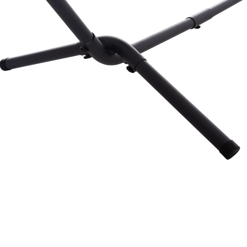 ΑΙΩΡΑ CRAVE HM6304.02 ΑΝΘΡΑΚΙ ΜΕΤΑΛΛΙΚΟΣ ΣΚΕΛΕΤΟΣ--ΜΠΕΖ ΥΦΑΣΜΑ 265x93x105Υεκ