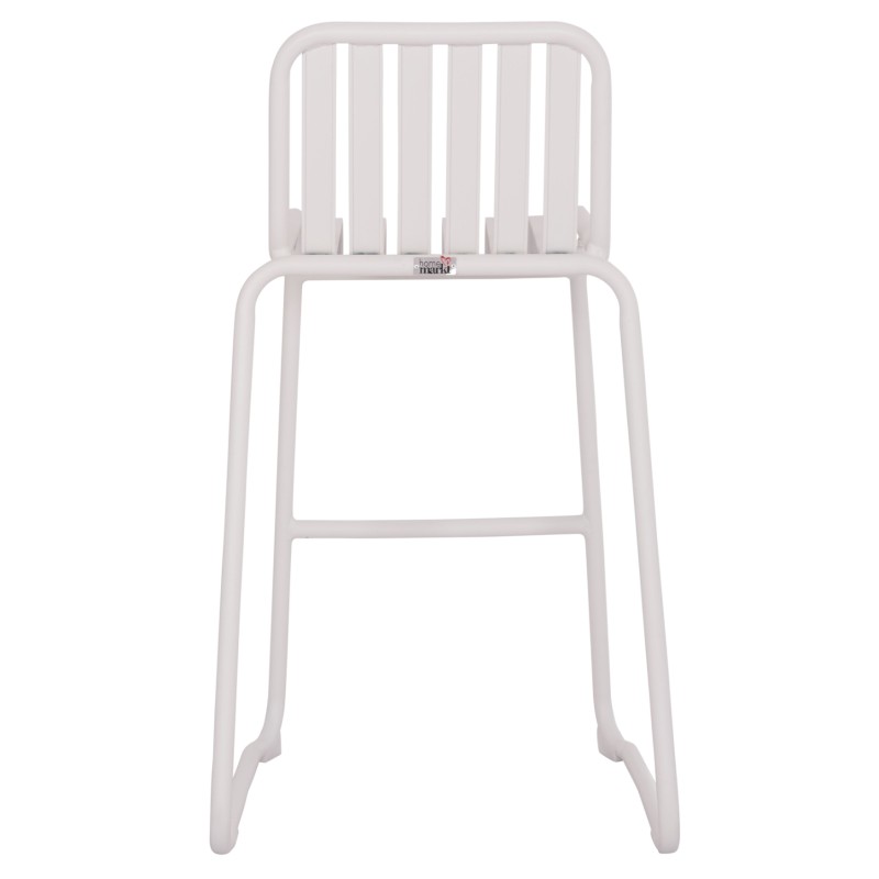 ΣΚΑΜΠΟ ΜΠΑΡ ΑΛΟΥΜΙΝΙΟΥ RACHEL HM6341.02 ΛΕΥΚΟ 47x56,5x98,5Υεκ.