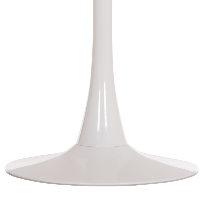 ΤΡΑΠΕΖΙ ΤΡΑΠΕΖΑΡΙΑΣ ROLLO HM9421.11 ΣΤΡΟΓΓΥΛΟ WHITE MARBLE Φ90x74Υεκ.