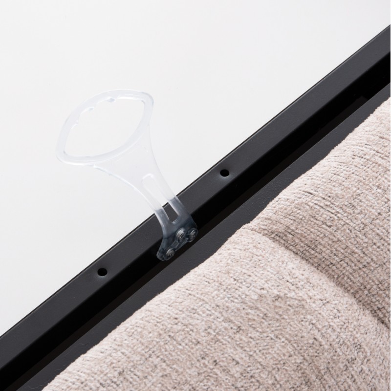 ΚΡΕΒΑΤΙ REMO ΜΕ ΑΠΟΘΗΚΕΥΤΙΚΟ ΧΩΡΟ HM719.10 ΥΦΑΣΜΑ TEDDY ΜΠΕΖ-ΓΙΑ ΣΤΡΩΜΑ 160x200εκ