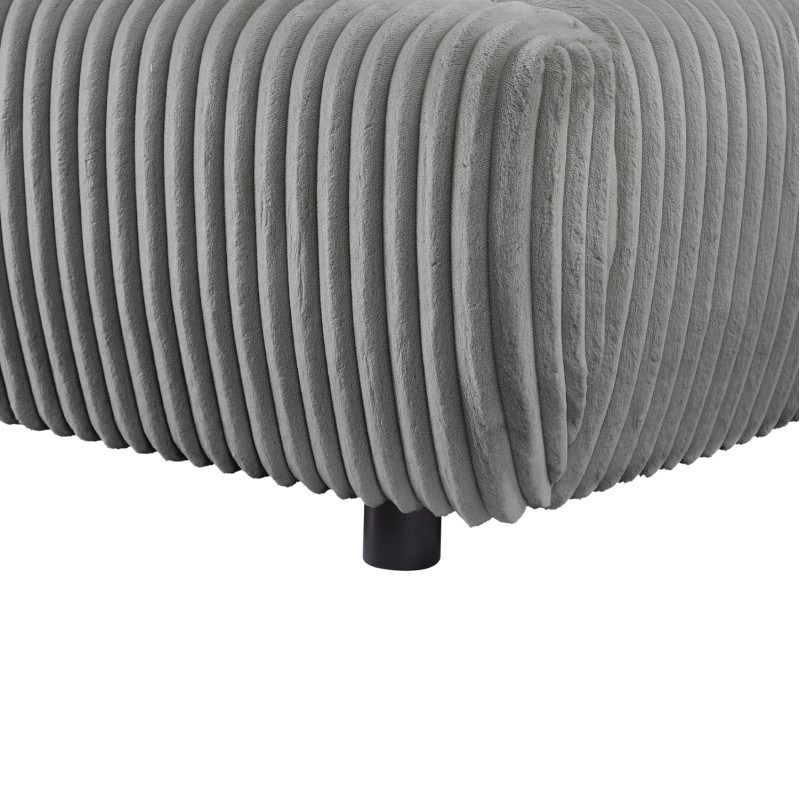 ΚΡΕΒΑΤΙ ΜΕ ΑΠΟΘ.ΧΩΡΟ KALLY HM729.01 ΓΚΡΙ FEAUX FUR ΥΦΑΣΜΑ--ΓΙΑ ΣΤΡΩΜΑ 160x200εκ