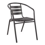 ΠΟΛΥΘΡΟΝΑ LAURA ΜΕΤΑΛΛΙΚΗ ΓΚΡΙ ΜΕ ΦΕΤΕΣ ΑΛΟΥΜΙΝΙΟΥ HM5037.01 54x59x73Υ εκ.