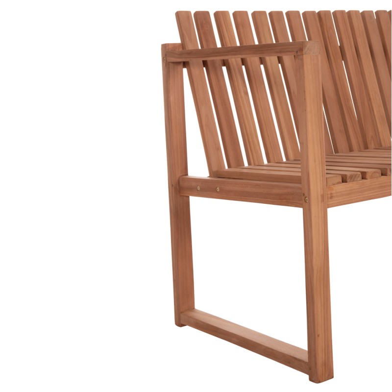 ΠΑΓΚΑΚΙ ΚΗΠΟΥ 2ΘΕΣΙΟ VED HM18124 ΞΥΛΟ TEAK--ΦΥΣΙΚΟ ΧΡΩΜΑ 130x60x86Υεκ.