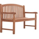 ΠΑΓΚΑΚΙ ΚΗΠΟΥ 3ΘΕΣΙΟ ELENA HM18125 ΞΥΛΟ TEAK--ΦΥΣΙΚΟ 150x61x95Υεκ.
