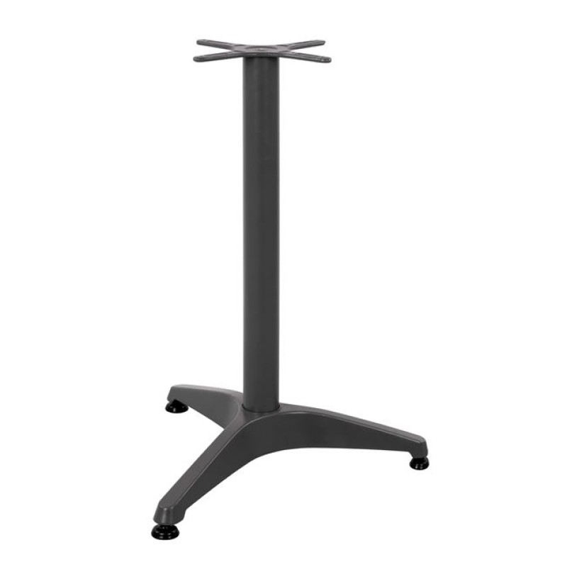 ΒΑΣΗ ΑΛΟΥΜΙΝΙΟΥ 3ΝΥΧΗ 54X54Χ68Υεκ. ΜΕ ΣΤΑΥΡΟ 29Χ29εκ. HM449 ΓΚΡΙ