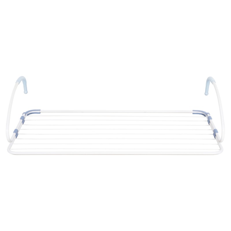 ΑΠΛΩΣΤΡΑ ΑΛΟΥΜΙΝΙΟΥ ΚΡΕΜΑΣΤΗ HM12166 ΛΕΥΚΗ ΜΕ ΜΗΚΟΣ ΑΠΛΩΜΑΤΟΣ 10m- 107x3x55εκ