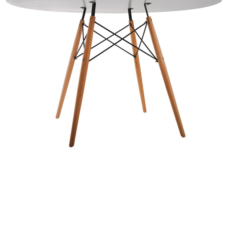 ΣΕΤ ΤΡΑΠΕΖΑΡΙΑΣ 5ΤΜΧ MAGGIE HM21186 MDF TOP & ΠΟΛΥΠΡΟΠΥΛΕΝΙΟ ΣΕ ΛΕΥΚΟ ΧΡΩΜΑ