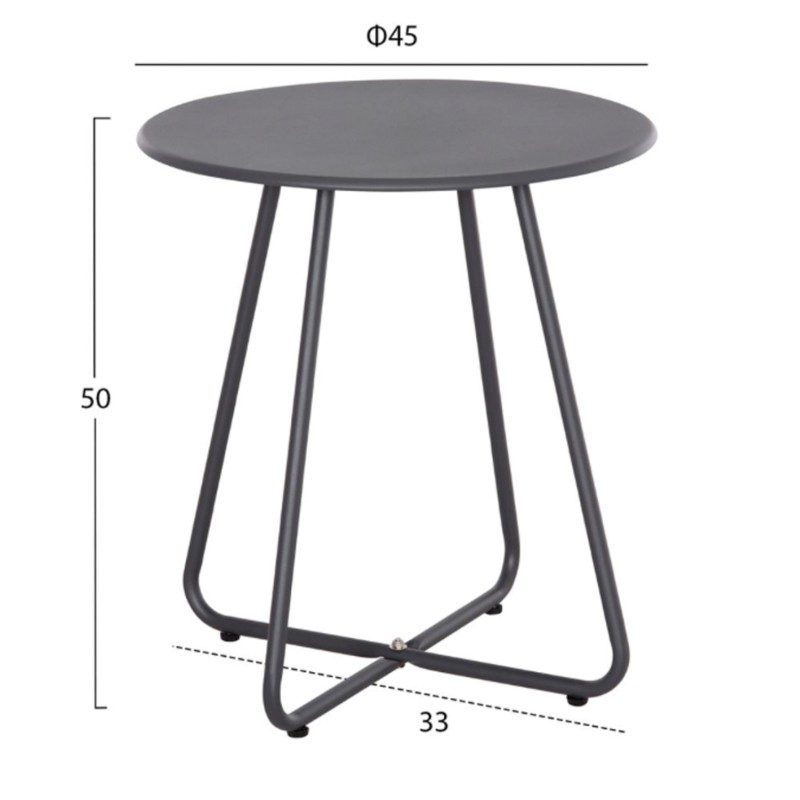 ΣΕΤ LOUNGE 3TMX ΕΞ.ΧΩΡΟΥ PONY HM21193 ΜΕΤΑΛΛΟ ΣΕ ΓΚΡΙ--ΣΥΝΘ.RATTAN ΣΕ ΛΕΥΚΟ-ΜΑΥΡΟ