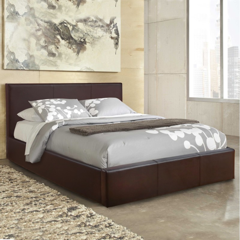 ΚΡΕΒΑΤΙ ΔΙΠΛΟ & ΣΤΡΩΜΑ BOBBI HM21271.02 ΚΑΦΕ PU ΜΕ ΑΠΟΘ.ΧΩΡΟ--ΓΙΑ 150x200εκ