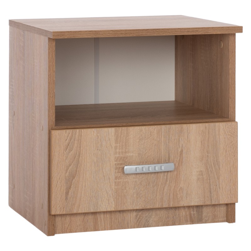 ΣΕΤ ΚΡΕΒΑΤΟΚΑΜΑΡΑΣ 5ΤΜΧ ADLER HM11758 ΜΕΛΑΜΙΝΗ SONAMA OAK-ΓΙΑ ΣΤΡΩΜΑ 160x200εκ