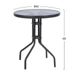 ΣΕΤ ΕΞΩΤ.ΧΩΡΟΥ 3ΤΜΧ LIMA HM21110 ΤΡΑΠΕΖΙ ΜΕ 2 ΠΟΛΥΘΡΟΝΕΣ- ΓΚΡΙ ΧΡΩΜΑ