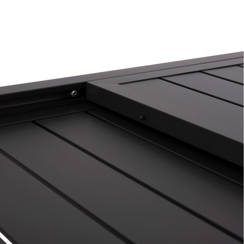 ΣΕΤ ΤΡΑΠΕΖΑΡΙΑΣ ΕΞ.ΧΩΡΟΥ 7ΤΜΧ KRUM HM21155 ΣΚΟΥΡΟ ΓΚΡΙ ΑΛΟΥΜΙΝΙΟ-P.E.RATTAN