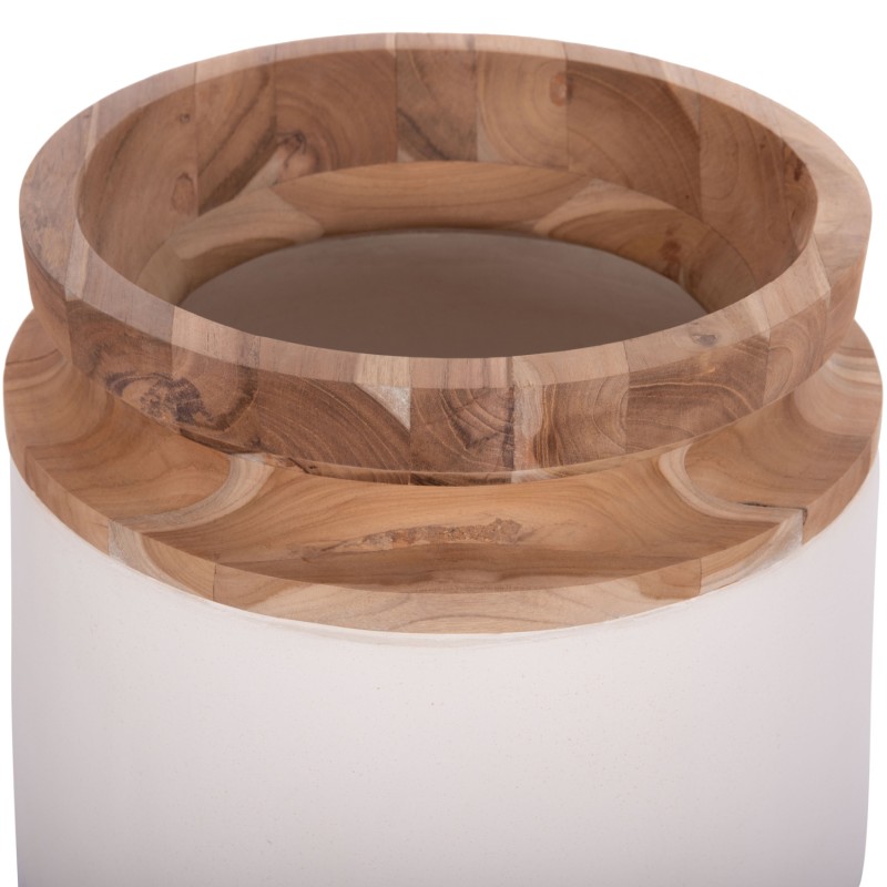 ΔΙΑΚΟΣΜΗΤΙΚΑ ΒΑΖΑ ΔΑΠΕΔΟΥ 2ΤΜΧ LINTER HM21140.02 FIBER CEMENT ΛΕΥΚΟ-ΞΥΛΟ ΤΕΑΚ 47Υ & 60Υεκ