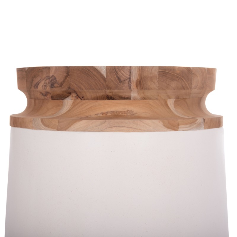 ΔΙΑΚΟΣΜΗΤΙΚΑ ΒΑΖΑ ΔΑΠΕΔΟΥ 2ΤΜΧ LINTER HM21140.02 FIBER CEMENT ΛΕΥΚΟ-ΞΥΛΟ ΤΕΑΚ 47Υ & 60Υεκ